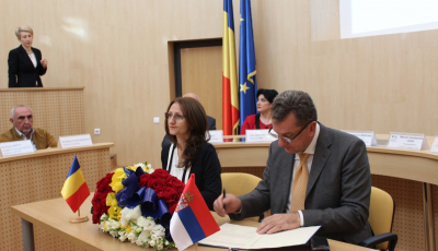 CJ Sibiu: acord cu un district din Serbia în speranța unor proiecte europene