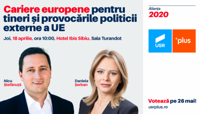 Tinerii sunt invitați la evenimentul Cariere europene și provocările politicii externe a UE