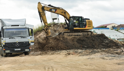Lucrările de infrastructură din oraș avansează (CP)