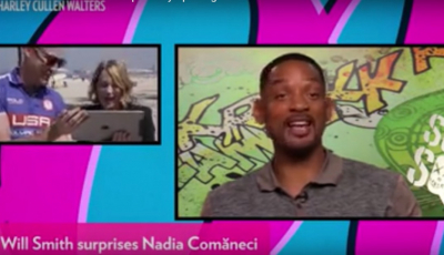 Christian Slater şi Will Smith, mesaj pentru Nadia Comăneci | Video
