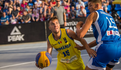 Sibianul Victor Bogdan, vedeta FIBA 3x3 Europe Cup: „Baschet poți să joci până pe la 30 de ani, apoi e greu să mai recuperezi cu școala”