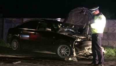 FOTO VIDEO-Accident pe Calea Cisnădiei. Trafic blocat total