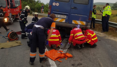 Accident mortal la Nocrich. Traficul este blocat