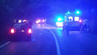 Accident în lanț pe Valea Oltului. Drumul este blocat pe sensul spre Sibiu