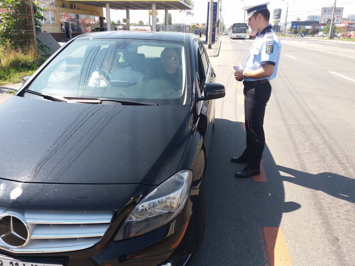 Mașini neînmatriculate sau șoferi fără permis prinși de polițiștii sibieni