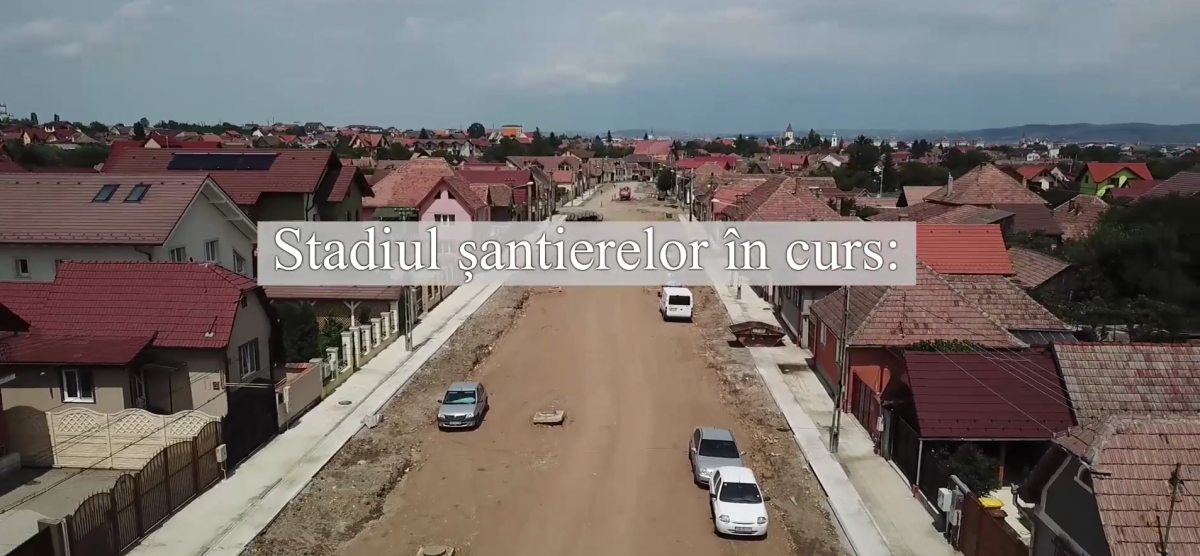 VIDEO Stadiul șantierelor din Sibiu (CP)