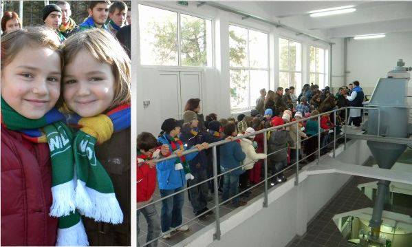 Aproape 200 de copii, în vizită la uzinele de apă ale Sibiului