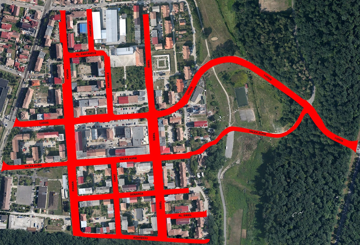 9,5 milioane de lei, pentru zece străzi din beton ale Văii Aurii