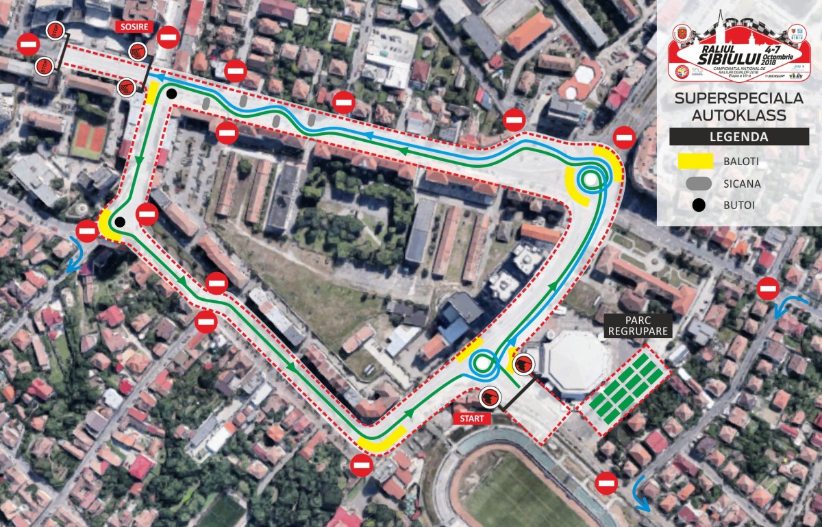 Restricții în trafic pentru desfășurarea Raliului Sibiului 2018 (CP)