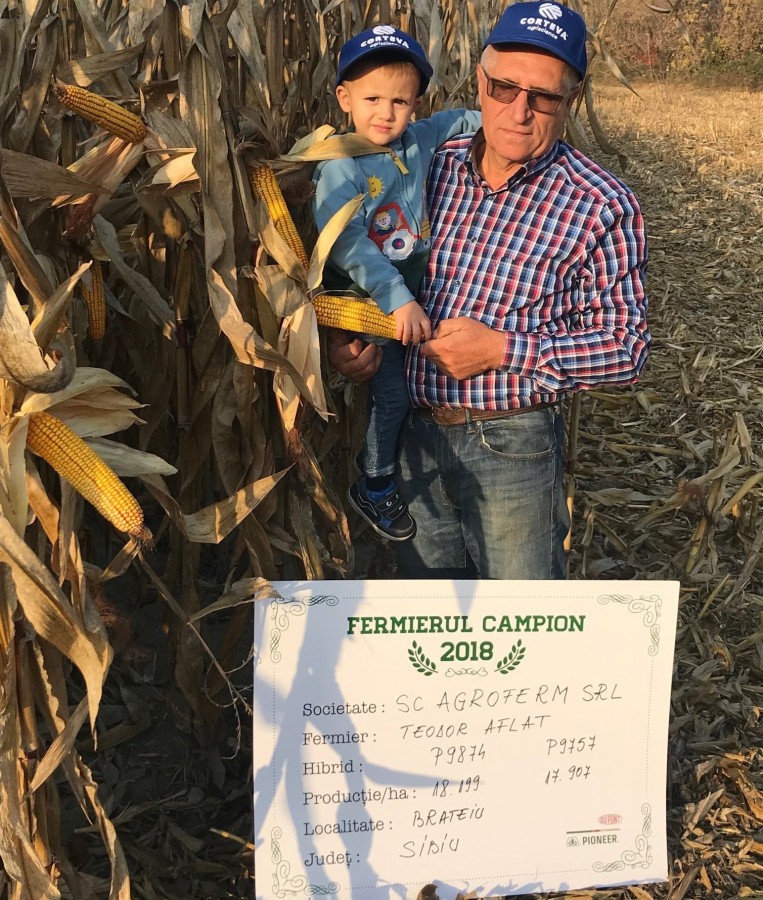 Fermierul din Sibiu, campion la producția de porumb