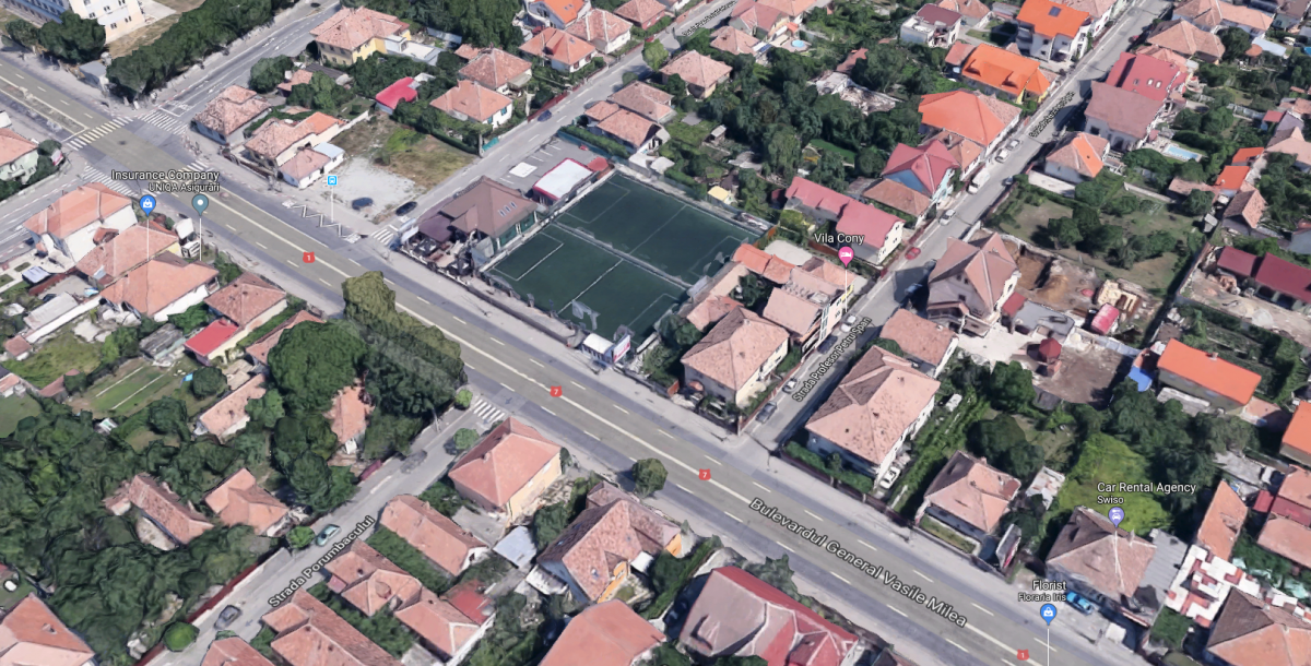 Schimbarea la față a Sibiului. Spații comerciale și birouri în locul terenurilor de fotbal de pe Milea