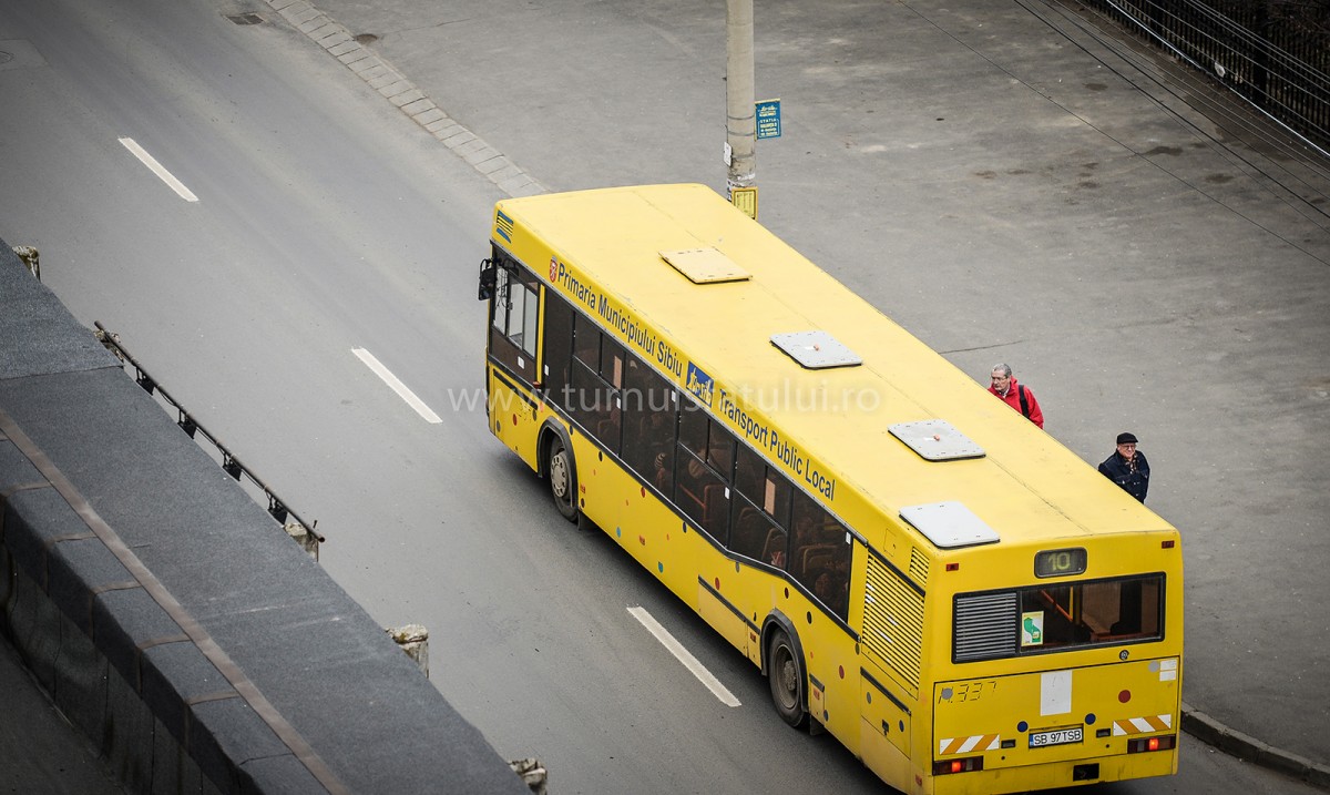 Modificarea programelor de circulaţie ale autobuzelor Tursib