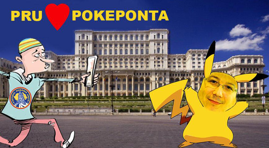 Diaconu, campanie inspirată din PokemonGO pentru a-l aduce pe Ponta în PRU. Ponta: După Puie Monta am ajuns PokePonta