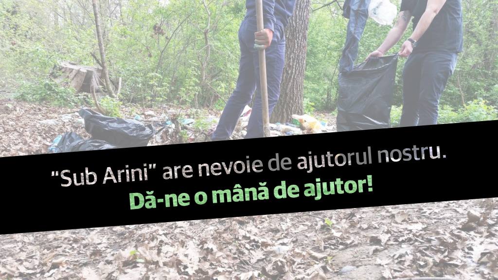 Membrii USR Sibiu cheamă sibienii să strângă împreună gunoaiele din parcul Sub Arini