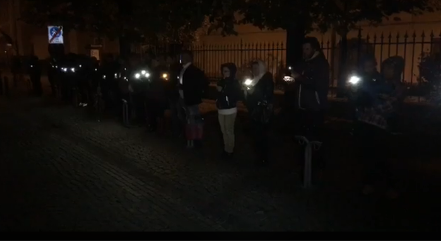 VIDEO Protest la Sibiu: „Strada vrea ca România să rămână în Europa”