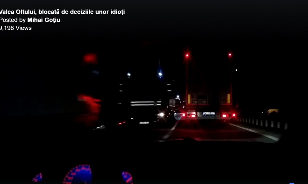 Mihai Goțiu, blocat în trafic pe DN7: ce se întâmplă pe Valea Oltului e imaginea României | Video