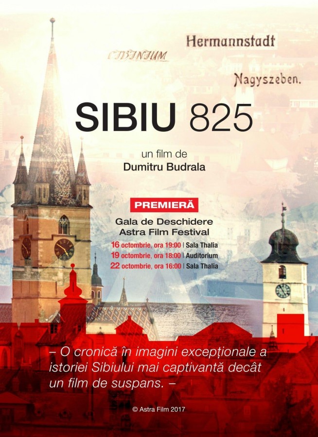 Călătoria cinematografică Astra Film Festival începe cu un film despre Sibiu