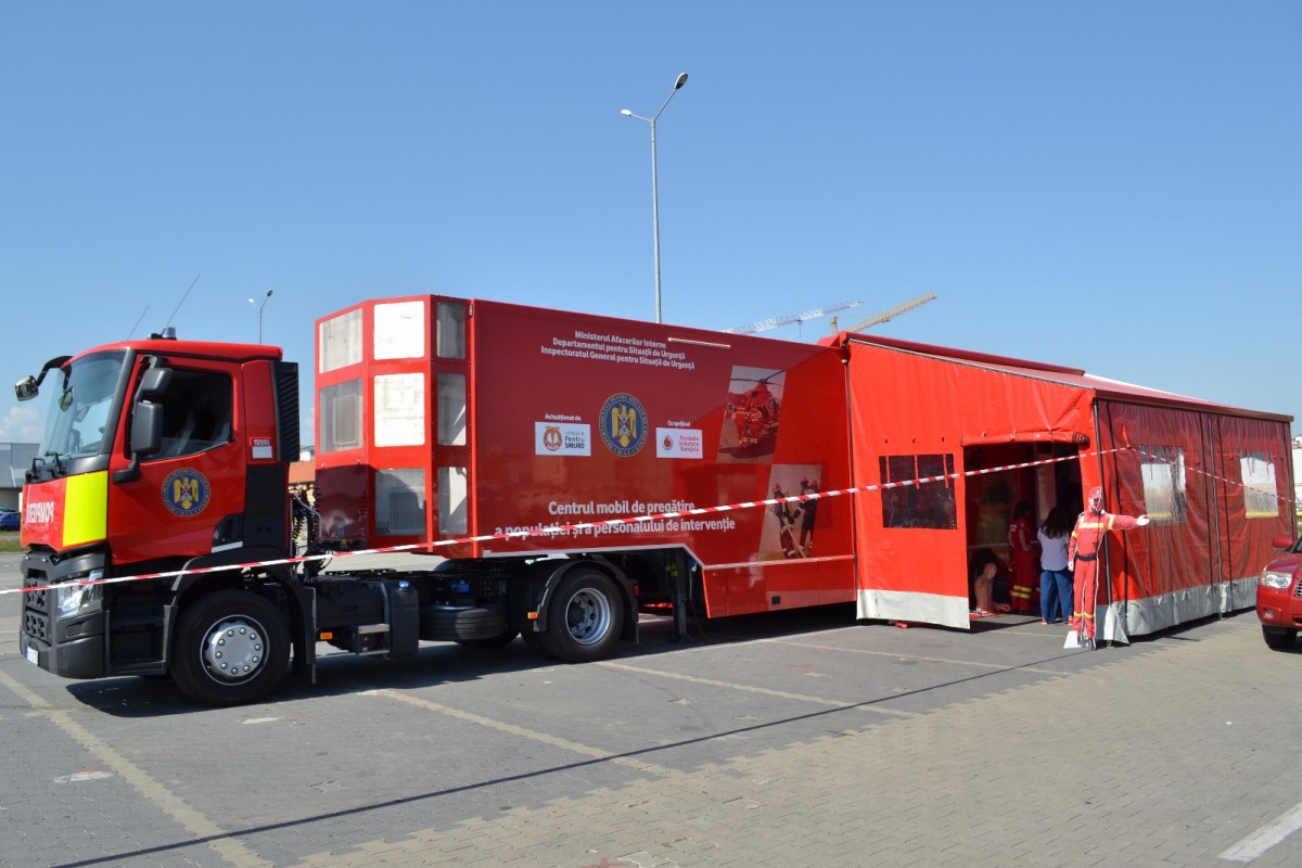 Caravana SMURD „Fii pregătit !” ajunge în județul Sibiu