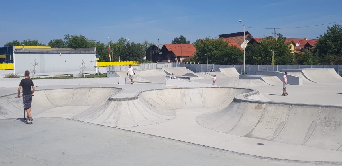 Skatepark-ul din Obor lăudat de vizitatori: Mi se pare bine construit și sigur pentru cei mici