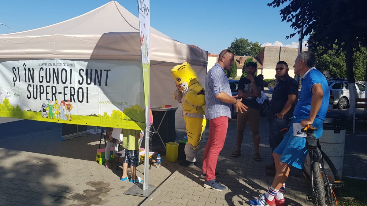 Caravana ”PlăteșteCâtArunci” ajunge miercuri la Sibiu Shopping City