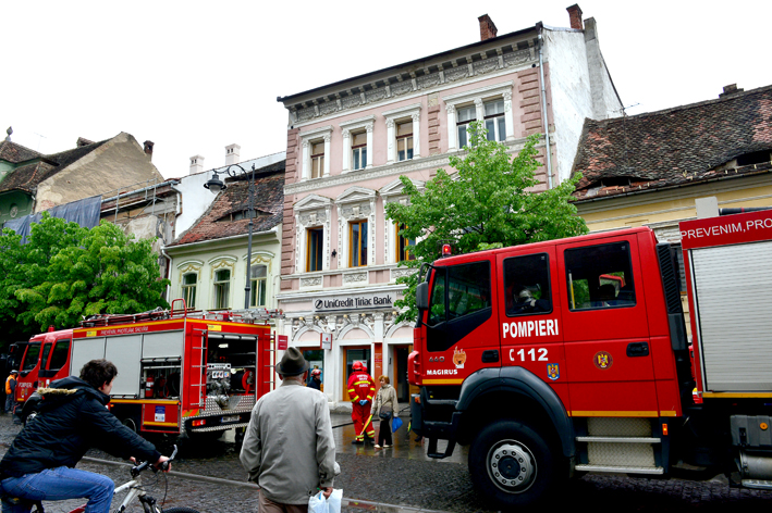Incendiu pe Nicolae Balcescu | FOTO