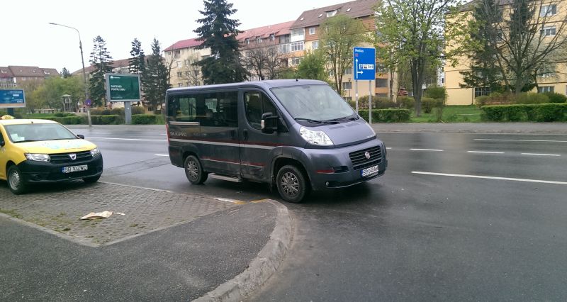 Parcare de profesionist cu numere de Sibiu