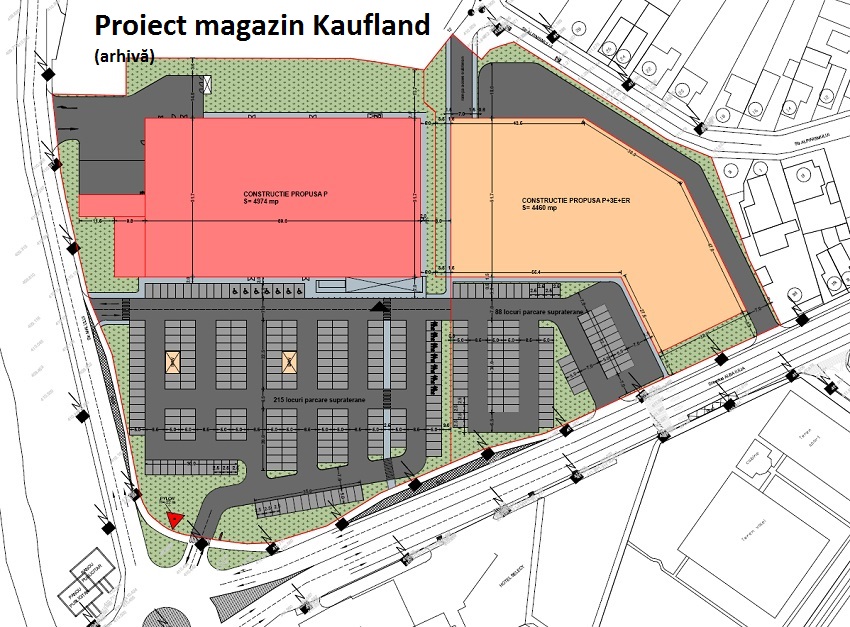 Giratoriul Alba Iulia – Malului – Maramuresului va fi mutat noua metri pentru noul Kaufland