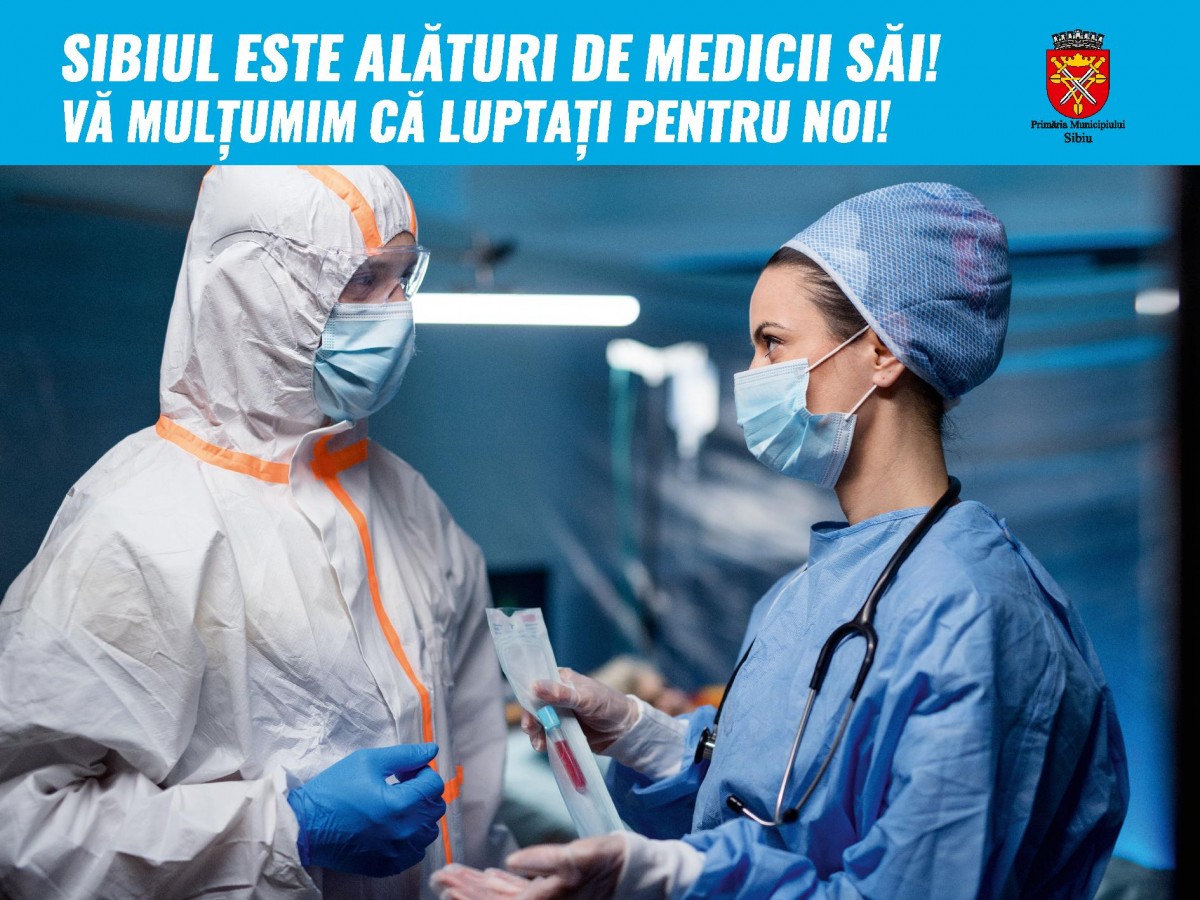 Primăria Sibiu menține gratuitatea la parcare pentru personalul medico-sanitar din Sibiu