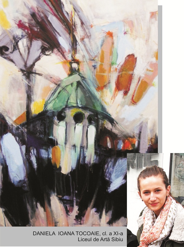 Pemiul I pentru doua sibience la Olimpiada Nationala de Arte Vizuale, Arhitectura si Istoria Artei