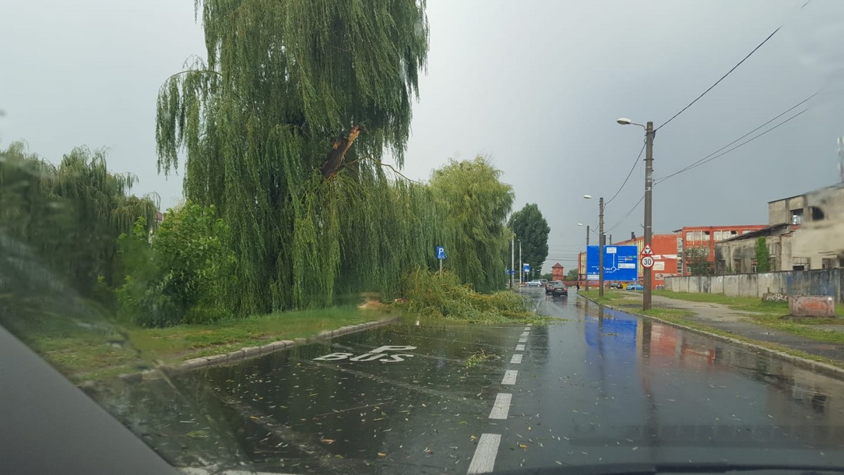 Meteorologii anunță patru zile cu ploi în aversă, grindină și vijelii