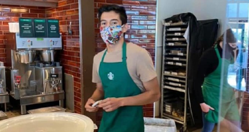 Un angajat Starbucks a primit un bacșiș uriaș după ce a refuzat să servească o clientă fără mască