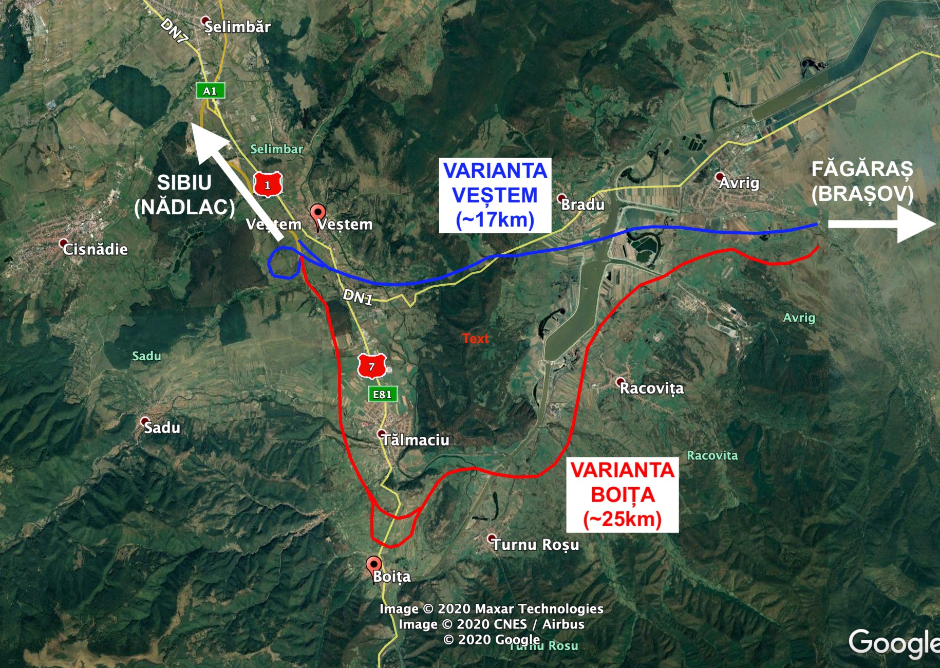 Deputatul USR Cătălin Drulă îi cere ministrului Transporturilor, domnului Bode, ”să scăpăm de cocoașa de la Boița a autostrăzii Sibiu-Făgăraș-Brașov”