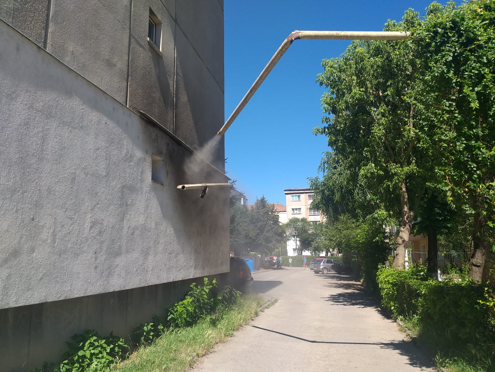 ACTUALIZARE Conductă de gaz ruptă pe strada Nottara, 40 de sibieni evacuați