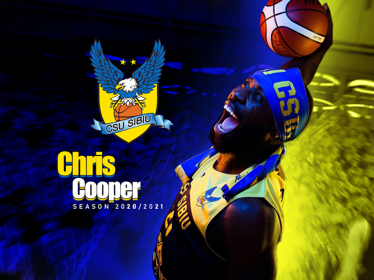 Chris Cooper a semnat cu BC CSU Sibiu, pentru al cincilea sezon consecutiv