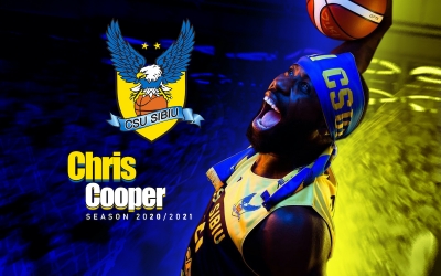 Chris Cooper a semnat cu BC CSU Sibiu, pentru al cincilea sezon consecutiv