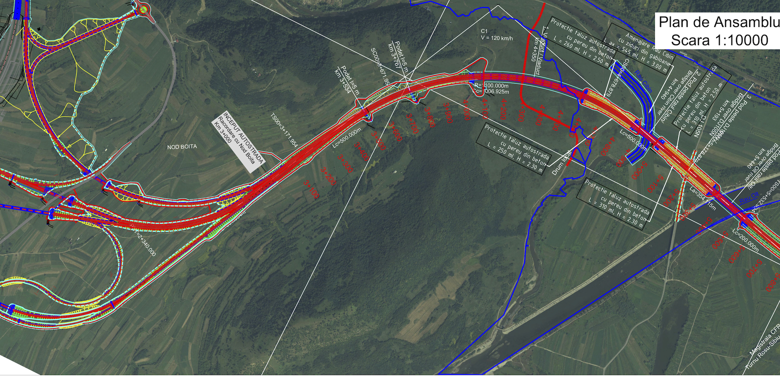 A treia autostradă a Sibiului are indicativul 13: încă 38,3 km, împărțiți în două loturi