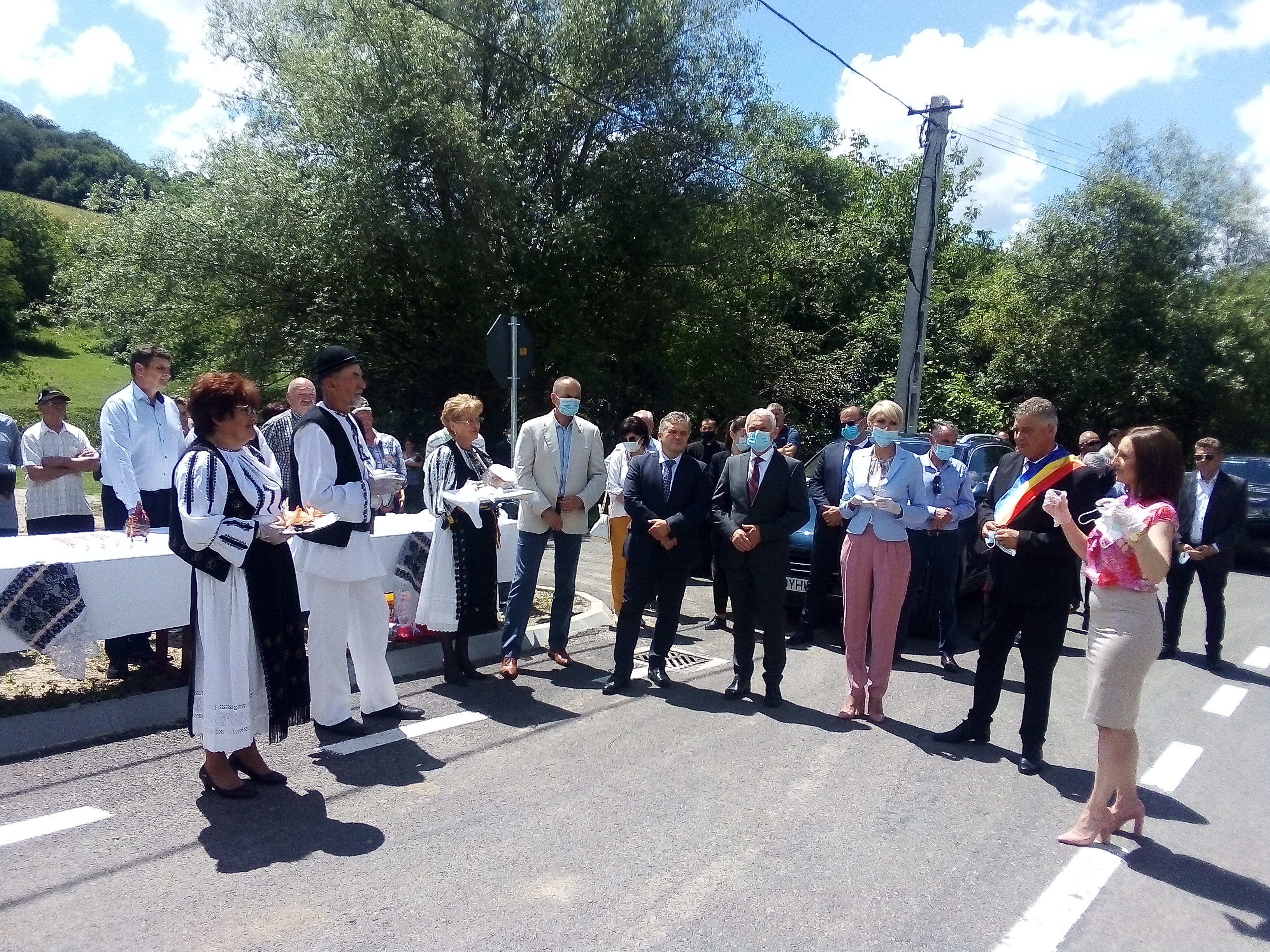 Drumul comunal DC 6 Agârbiciu – Șoala a fost inaugurat oficial