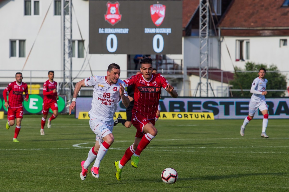 Hermannstadt, cotată după Viitorul și FC Botoșani la șansele la titlu