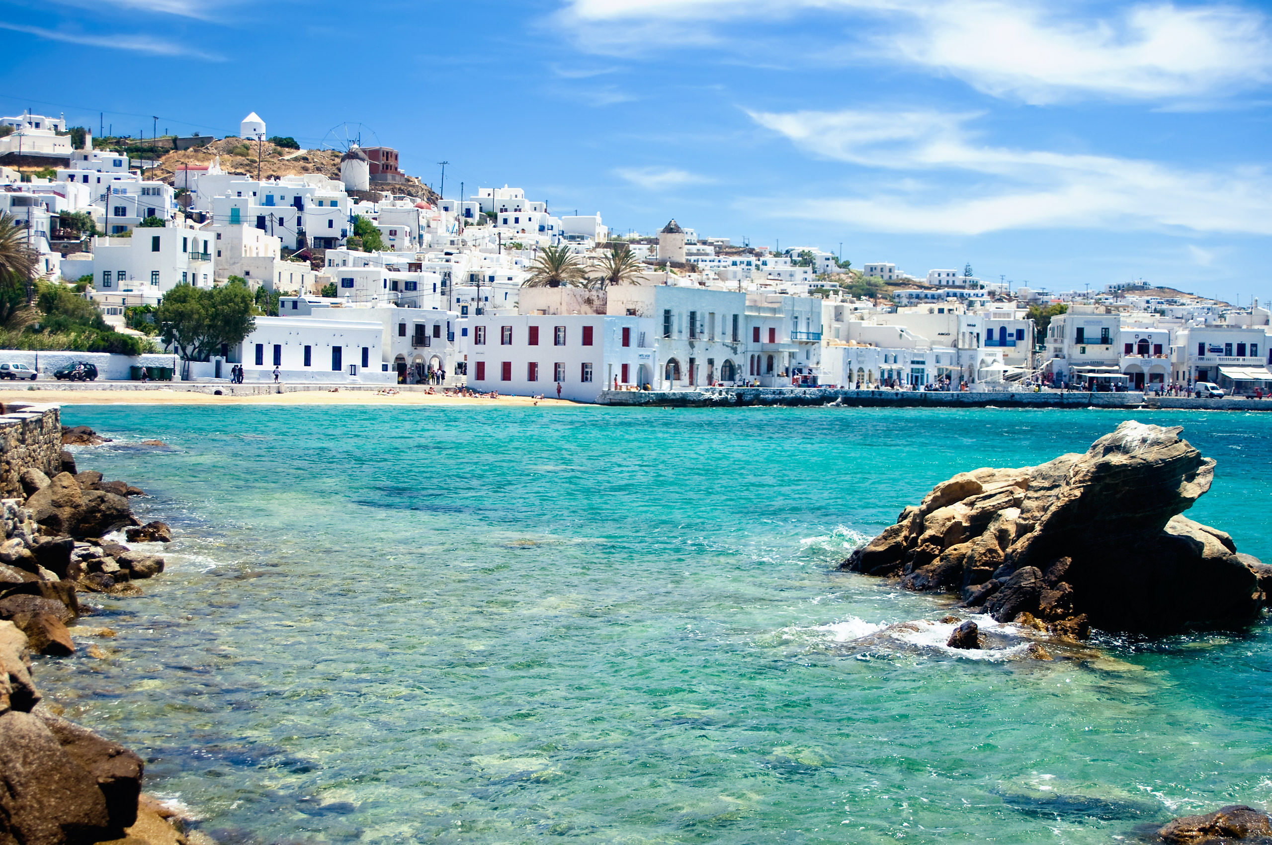 Grecia: masca devine obligatorie în interior și în exterior, pe insula Mykonos şi în Halkidiki