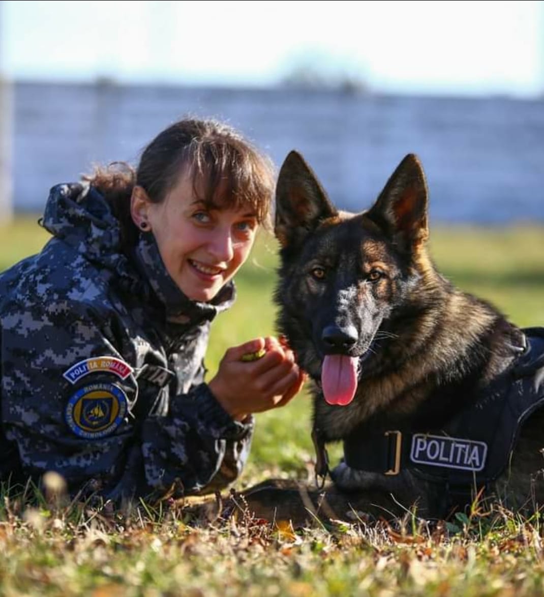 Tânăr dispărut, găsit de polițista Mădălina și câinele Ares de la Centrul Chinologic Sibiu