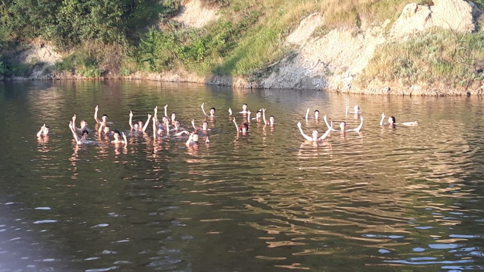 Antrenamentele la Maraton au trecut la un nou nivel. Alergare și scăldat în lacurile de la Ocna