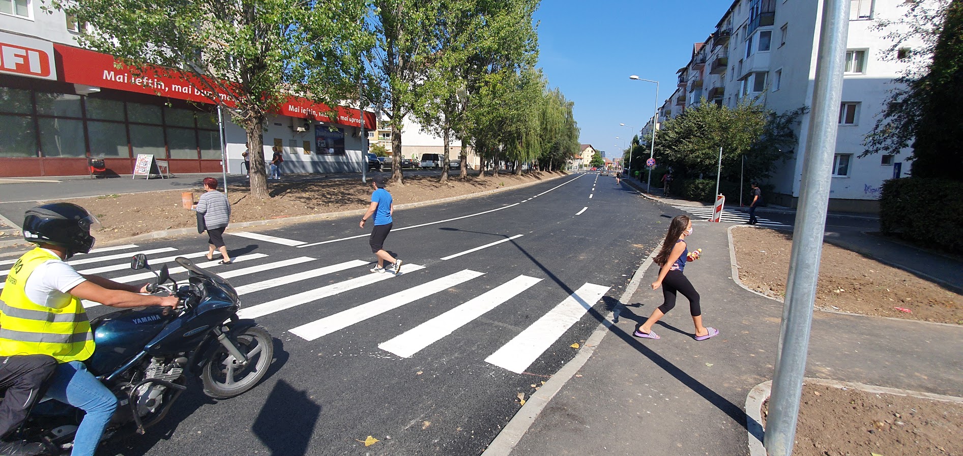 FOTO și VIDEO S-a redeschis circulația pe Calea Cisnădiei