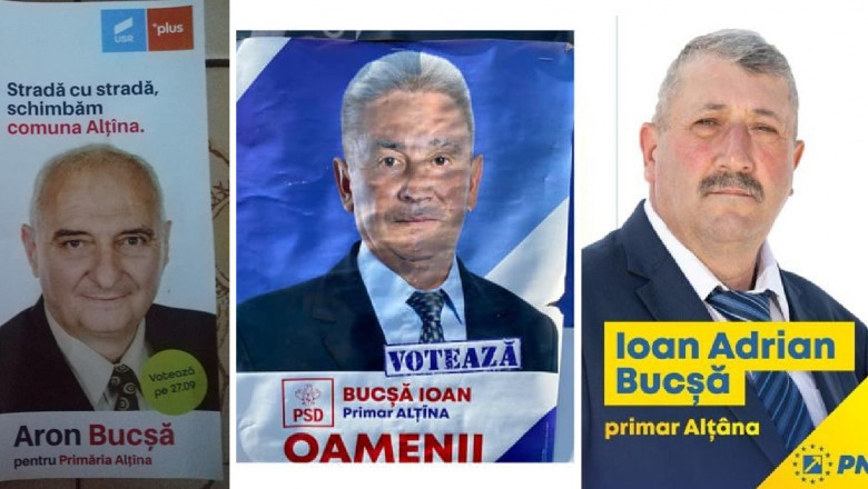 Trei candidați la funcția de primar  au același nume de familie. ”Strămoșii noștri au fost neamuri”