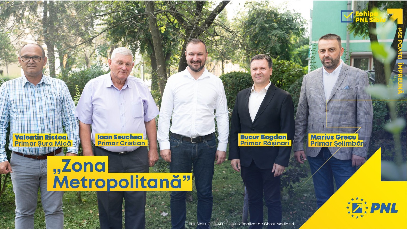 PNL: Adrian Bibu și primarii din jurul Sibiului susțin înființarea Zonei Metropolitane