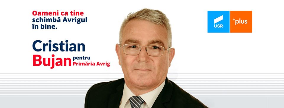 Cristian Bujan, candidat USR PLUS pentru Primăria Avrig: „Continui să lupt pentru decență și respectul autorităților față de cetățenii care i-au ales”