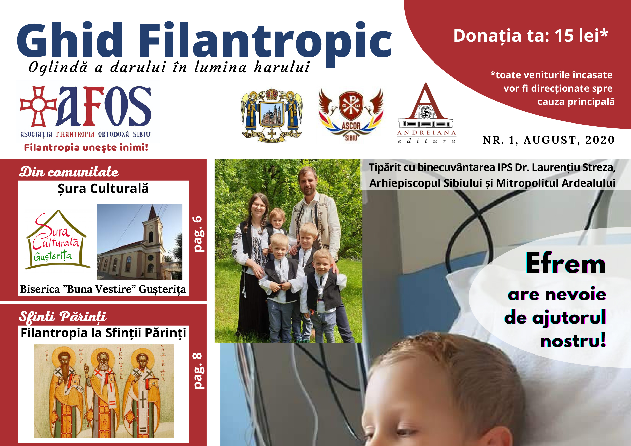 „Ghid Filantropic”, revista tinerilor inimoși. Ultimul proiect AFOS