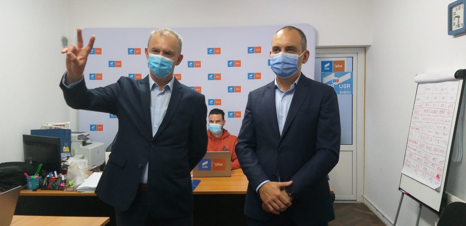VIDEO/ USR PLUS Sibiu: Indiferent de ce rezultate, vom avea consilieri în Consiliul Local și în Consiliul Județeam