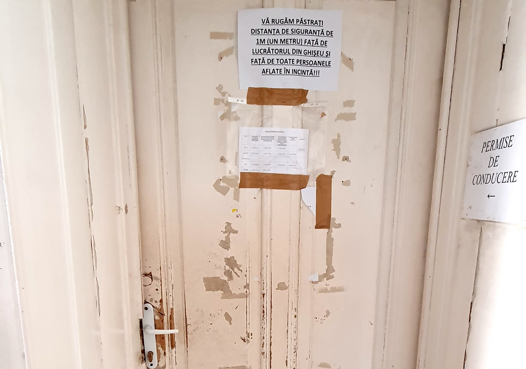 Serviciul Permise, închis din cauza Covid-19. Sibienii reclamau mizeria și carențe în măsurile de protecție