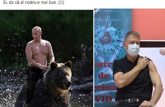 Mușchii lui Klaus Iohannis, virali în social media. 