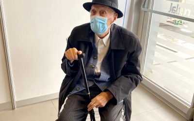 Sibian vaccinat la 97 de ani. „Este un luptător”